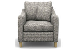 Heart of House Newbury Fabric Chair - Stone